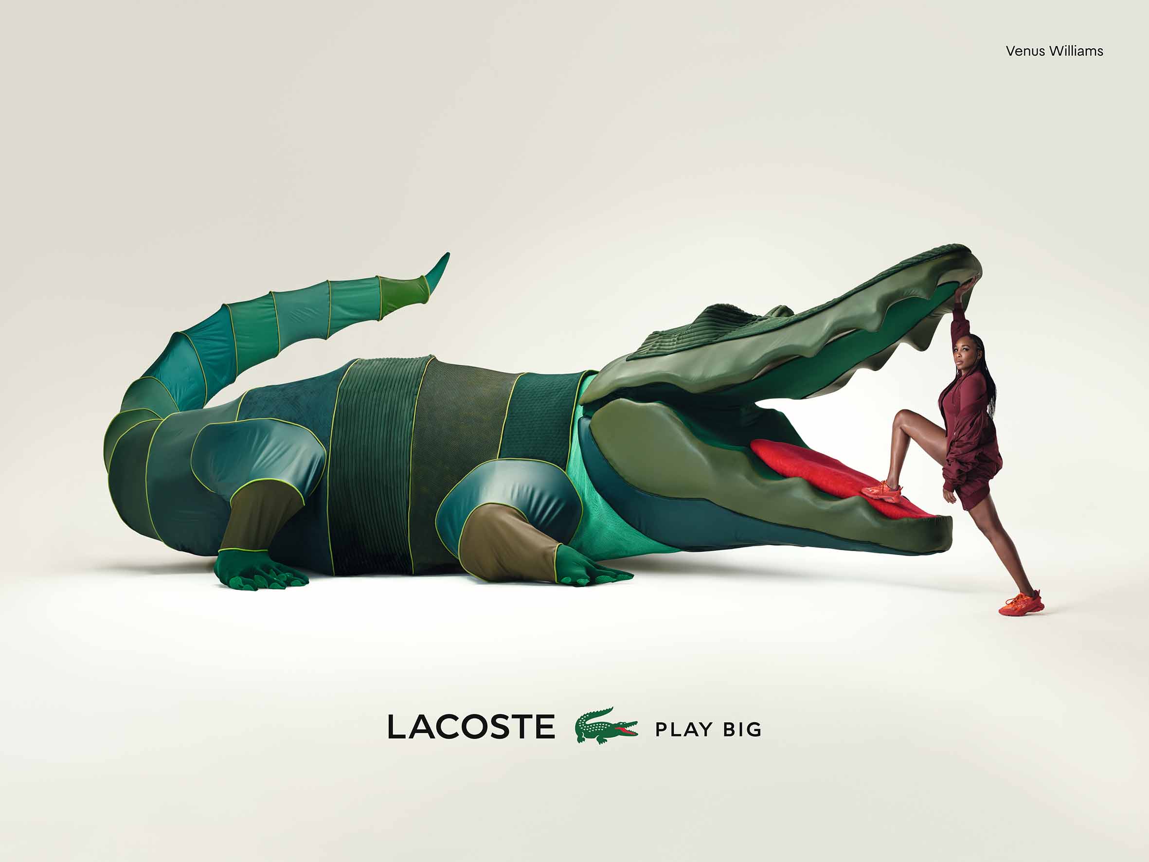 Campagne Venus Croco par Lacoste